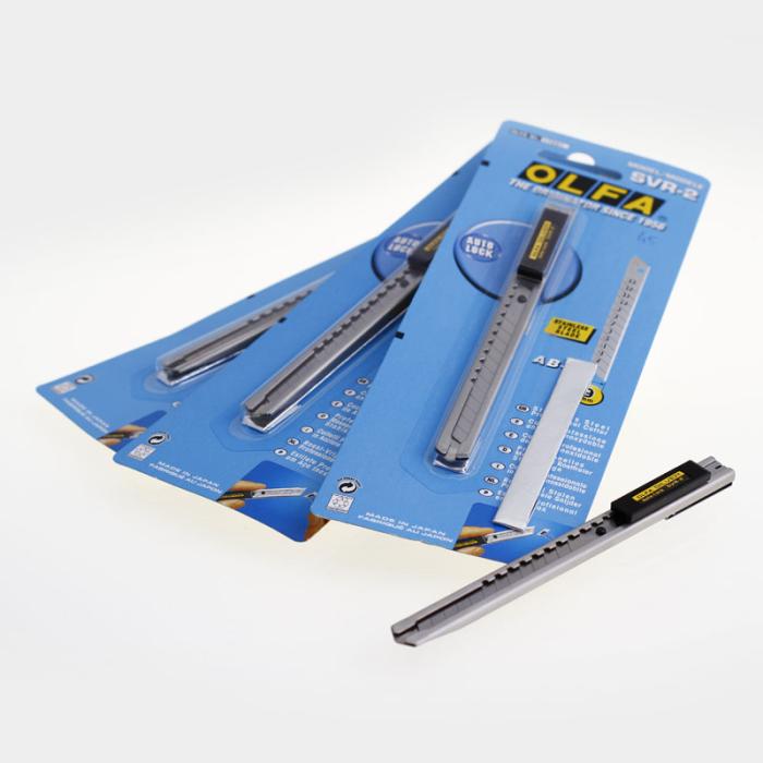 Olfa SVR-2 Oto-Kilitli Maket Bıçağı t502
